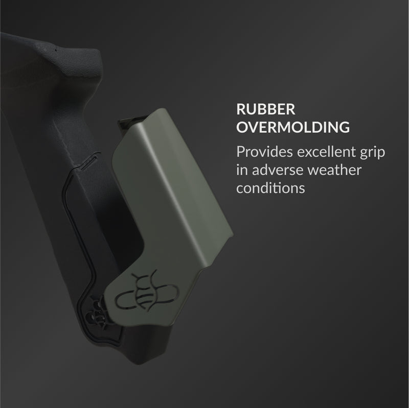 Load image into Gallery viewer, Rubber overmolding: Provides excellent grip in adverse weather conditions
