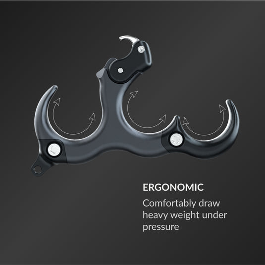 ERGONOMIC: Comfortably draw heavy weight under pressure